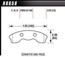 Load image into Gallery viewer, Performance Street Brake Pads (4) - Hawk Performance HB658Z.570