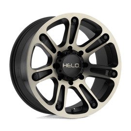 HE904 20X9 5X5.0 SATIN BLACK DTCC -12MM