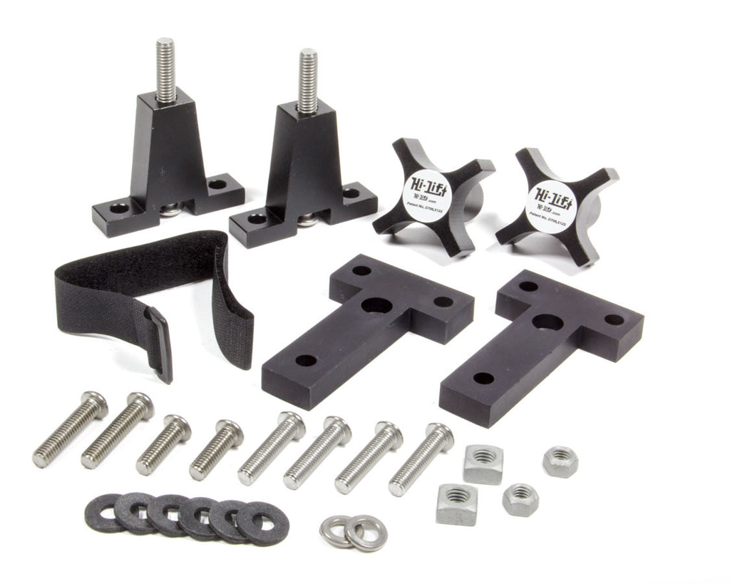Hi-lift Jack Mount your Hi-Lift within easy reach on the hood of your Jeep Wrangler TJ