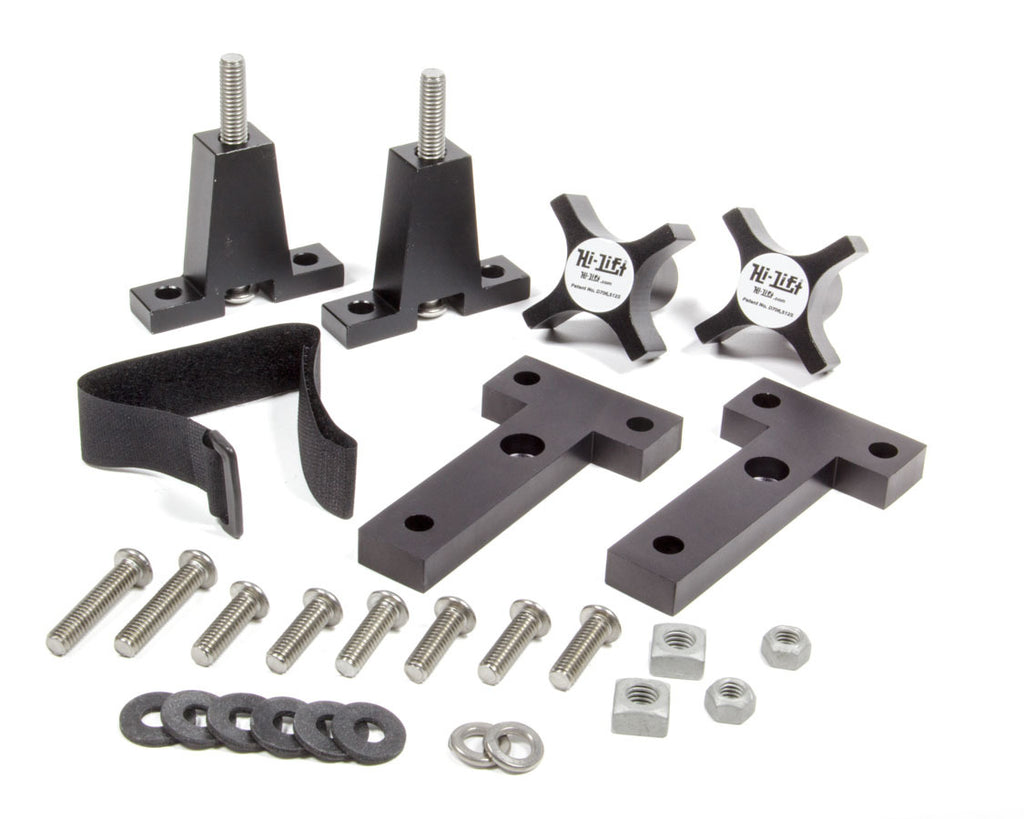 Hi-lift Jack Mount your Hi-Lift within easy reach on the hood of your Jeep Wrangler CJ/YJ
