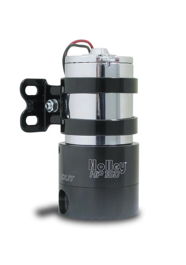 Billet Base Electric HP Fuel Pump w/Regulator - Holley 12-150