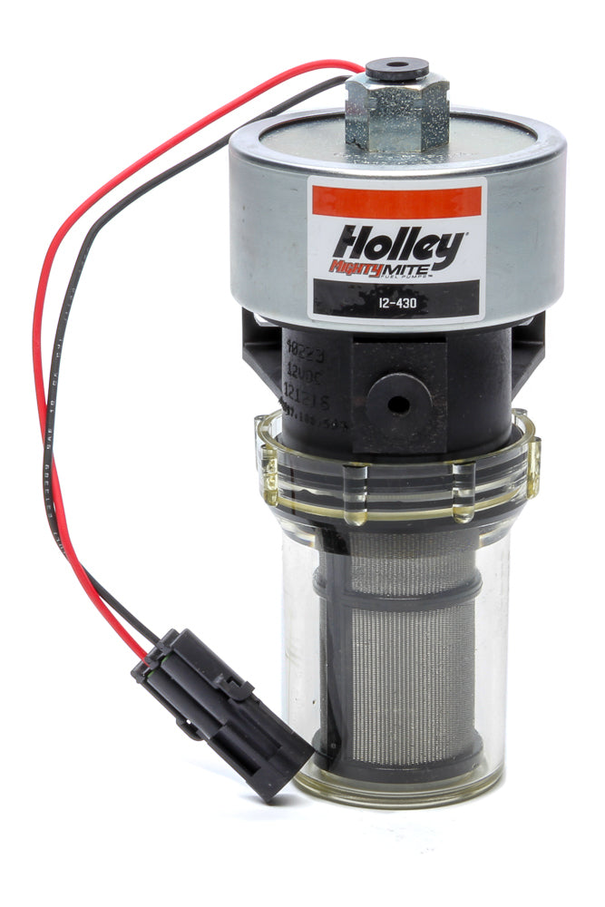 33 GPH HOLLEY MIGHTY MITE ELECTRIC FUEL PUMP, 9-11.5 PSI  -  Holley 12-430