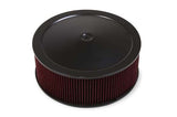 4500 Drop Base Air Cleaner - Black 16x6 - Holley 120-4660