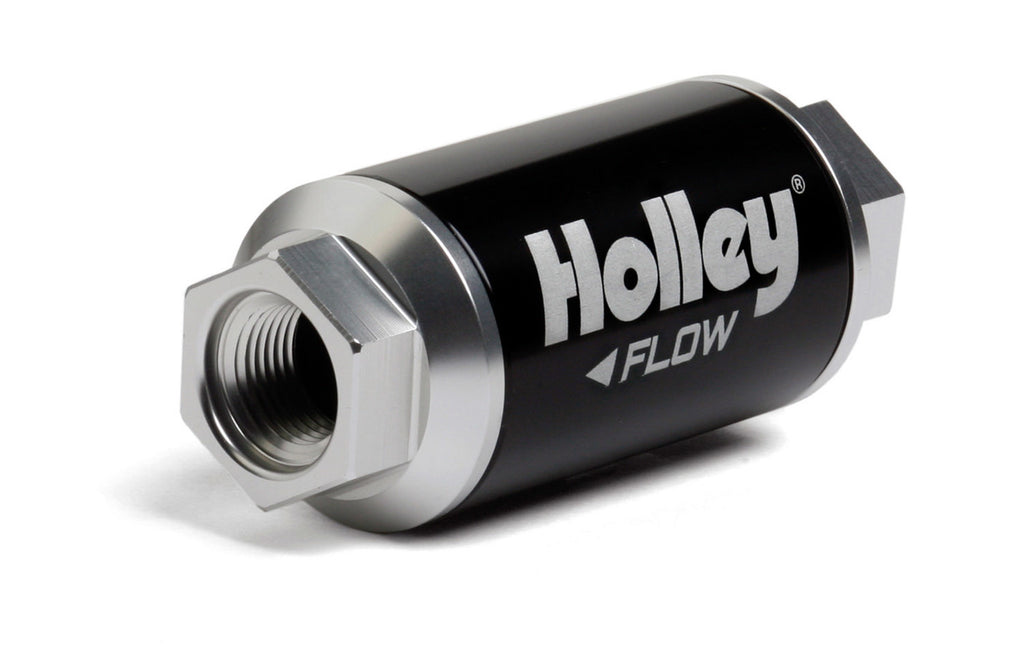 Billet HP Fuel Filter - 3/8NPT 100-Micron 100GPH - Holley 162-551