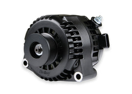 Alternator Serpentine GM 150amp  1-Wire Black - Holley 197-303