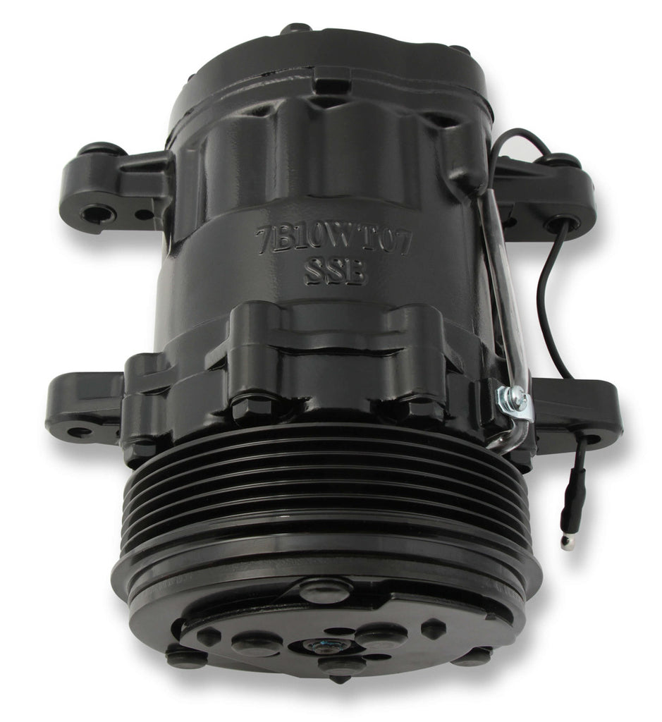 Holley SD7 A/C Compressor Black