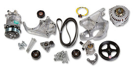 Includes SD508 A/C Compressor, Alternator, P/S Pump, Tensioner, Belt, & Pulleys  -  Holley 20-137