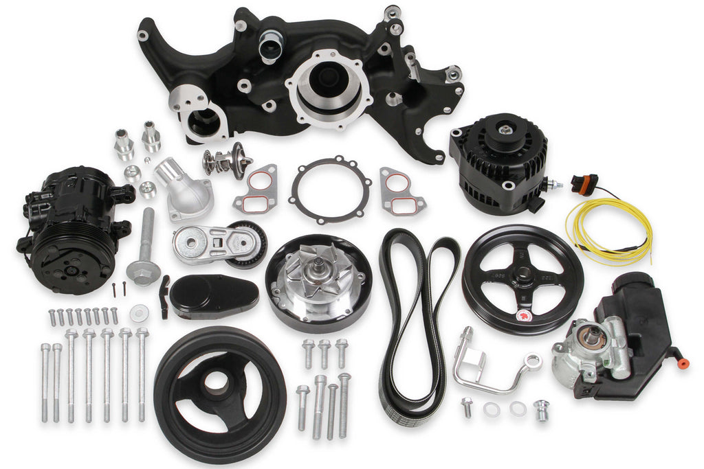 Holley Holley Black Mid-Mount Complete Accessory System
