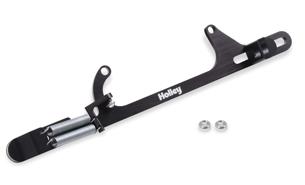Billet Throttle Bracket Billet Aluminum Black - Holley 20-266