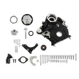 Holley Holley Godzilla High-Mount Accessory Drive - OE Oiling System - Base Kit - Black