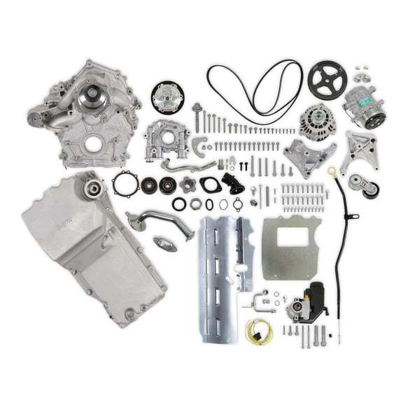 Holley - With Holley Swap Oil Pan and Pump - Complete Kit
