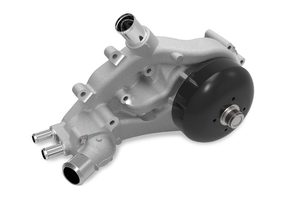 LS Water Pump w/Upward Facing Inlet- All LS with Long Belt Alignments  -  Holley 22-102