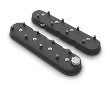 Load image into Gallery viewer, Holley Tall LS Valve Covers w/ Coil Mounting Posts, Cast Aluminum - Satin Black Finish