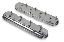GM LS1 Valve Cover Set - Polished - Holley 241-90