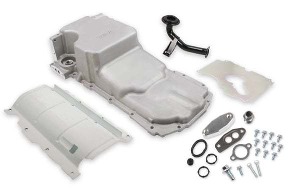 Holley GM Gen V LT Swap Oil Pan - Oil Return Not Machined  -  Holley 302-21