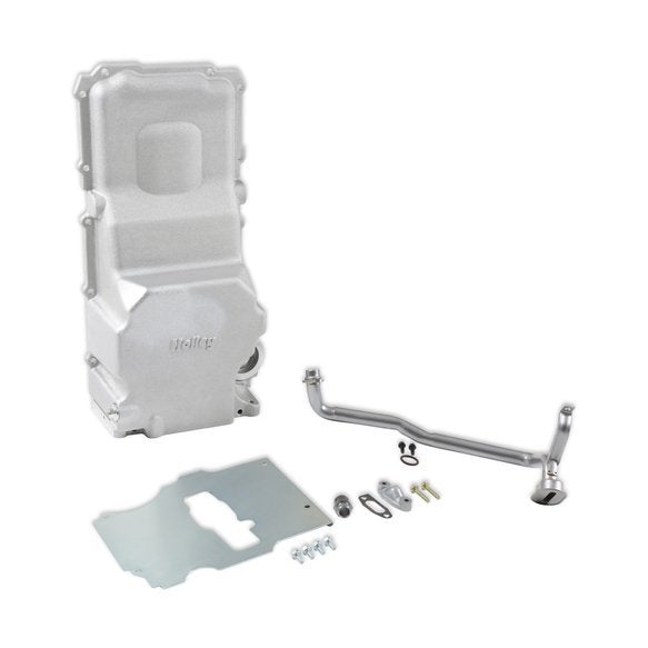 Holley Holley GM LS Swap Oil Pan - Most Front Clearance - No Drain-Back Holes