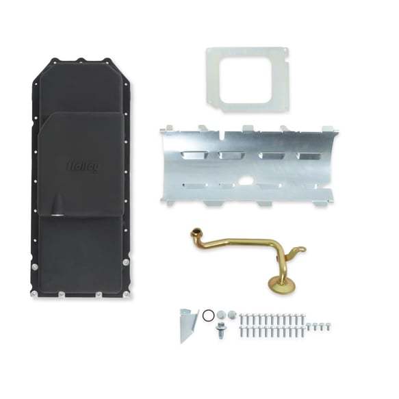 Holley Holley Gen III Hemi Swap Oil Pan - Mid-Sump VVT - Black