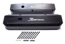 Load image into Gallery viewer, Sniper Fabricated Valve Covers  SBM Tall 64-91 - Holley 890003B