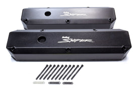 Sniper Fabricated Valve Covers  SBM Tall 64-91 - Holley 890003B