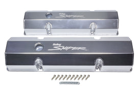Sniper Fabricated Valve Covers  SBC Tall - Holley 890010