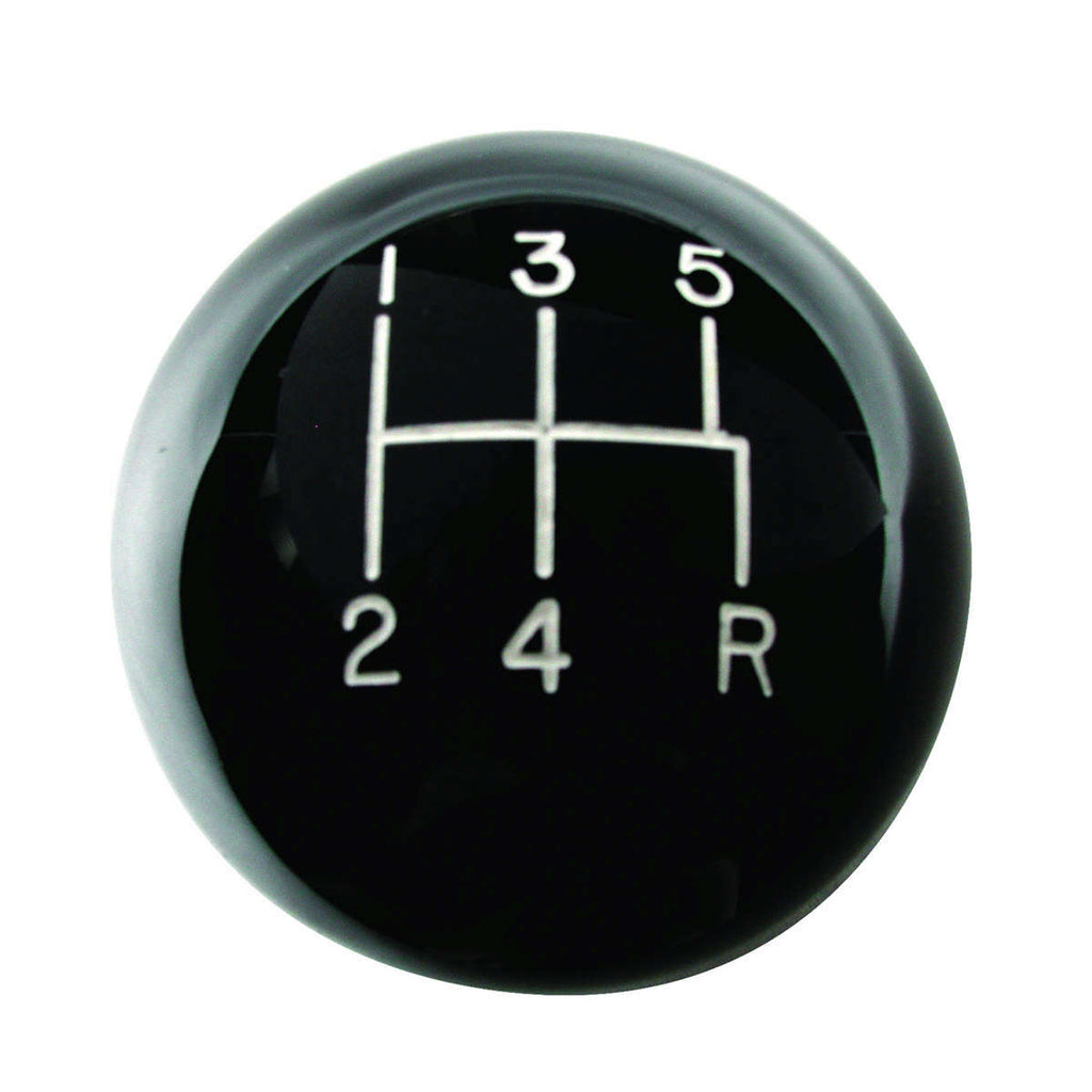 Mustang 5-Speed Black Classic Shift Knob - Hurst 1630114