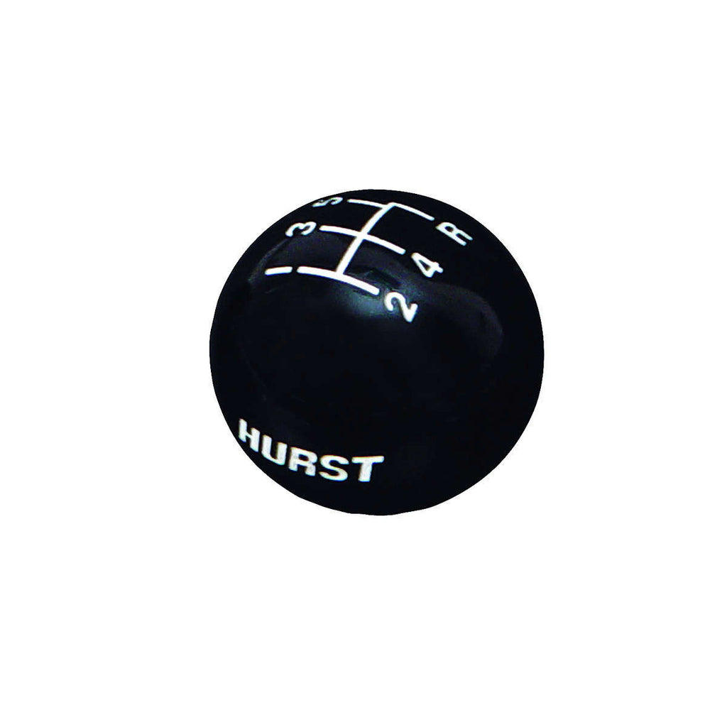 Shift Knob - w/5-Speed Pattern - Black - Hurst 1630125