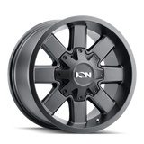 Ion Alloy ION 141 141 SATIN BLACK 18X9 8-165.1 18MM 125.2MM