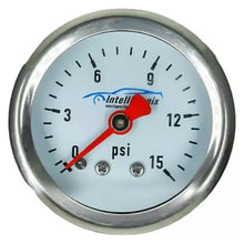 Load image into Gallery viewer, Fuel Pressure Gauge 1-1/2in Dia  0-15 PSI  -  Intellitronix AFP01