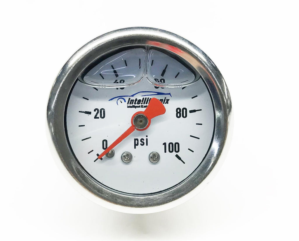 Intellitronix Fuel Pressure Gauge 1-1/2in Dia  0-100 PSI