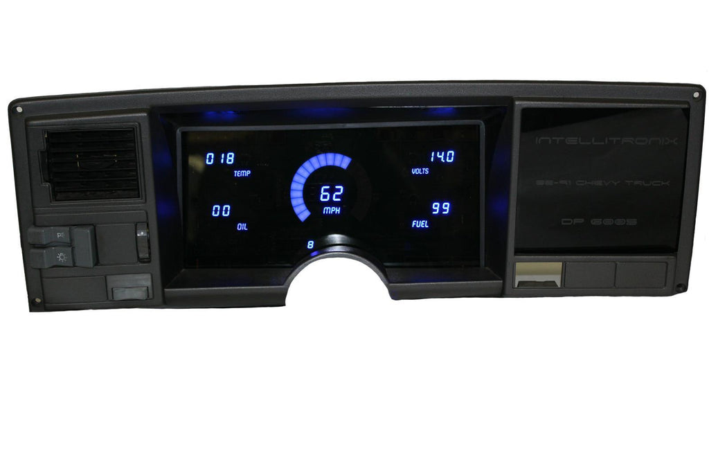 LED Digital Gauge Panel 1988-1991 Chevy Truck  -  Intellitronix DP6005B