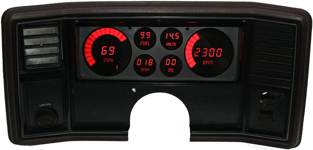 LED Digital Gauge Panel Monte Carlo/El Camino  -  Intellitronix DP9002R