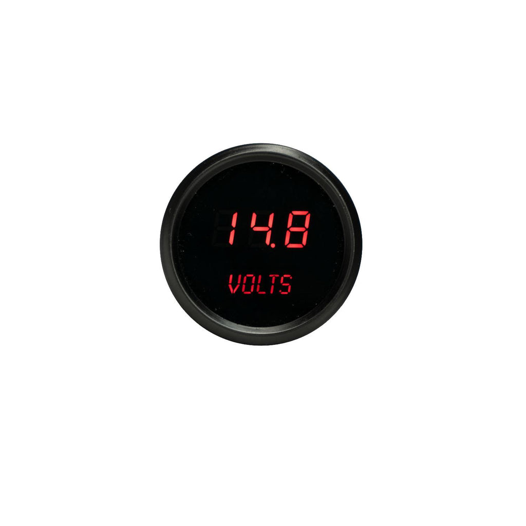 2-1/16 LED Digital Volt meter 7 to 25.5 Volts  -  Intellitronix M9015R