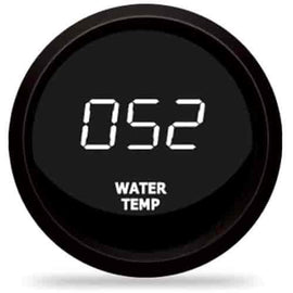 2-1/16 LED Digital Water Temp Gauge 18-255 Degr  -  Intellitronix M9113W