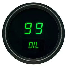 2-1/16 LED Digital Oil Pressure Gauge 0-99 PSI  -  Intellitronix M9114G