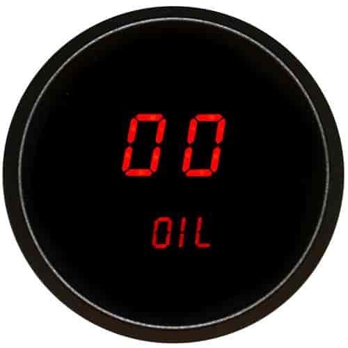 Intellitronix 2-1/16 LED Digital Oil Pressure Gauge 0-99 PSI
