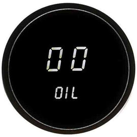 2-1/16 LED Digital Oil Pressure Gauge 0-99 PSI  -  Intellitronix M9114W