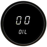 2-1/16 LED Digital Oil Pressure Gauge 0-99 PSI  -  Intellitronix M9114W