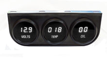 Load image into Gallery viewer, Intellitronix 2-1/16 LED Digital Panel 3-Gauge  - Black Finish