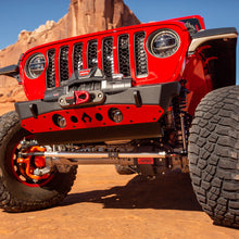 Load image into Gallery viewer, Bare Steel Nighthawk Front Bumper with Aluminum Skid for JK, JL, and JT - Bare Steel Artec Industries