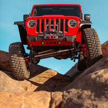 Load image into Gallery viewer, Bare Steel Nighthawk Front Bumper with Aluminum Skid for JK, JL, and JT - Bare Steel Artec Industries - Artec Industries JJ8000 GNKQ_JJ8000