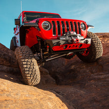 Load image into Gallery viewer, Powdercoat Nighthawk Front Bumper with Aluminum Skid for JK, JL, and JT - Black Powdercoat Artec Industries