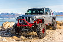 Load image into Gallery viewer, Bare Steel Nighthawk Mid-tube Stinger Front Bumper with Aluminum Skid for JK, JL, and JT - Bare Steel Artec Industries