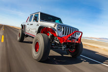 Load image into Gallery viewer, Bare Steel Nighthawk Mid-tube Stinger Front Bumper with Aluminum Skid for JK, JL, and JT - Bare Steel Artec Industries