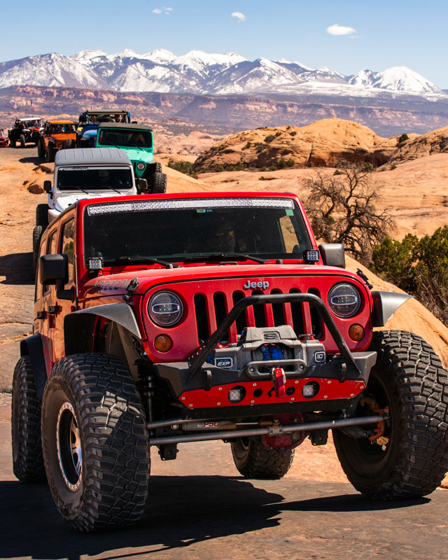 Powdercoat Nighthawk Mid-tube Stinger Front Bumper with Aluminum Skid for JK, JL, and JT - Black Powdercoat Artec Industries - Artec Industries JJ8045 GNKQ_JJ8045