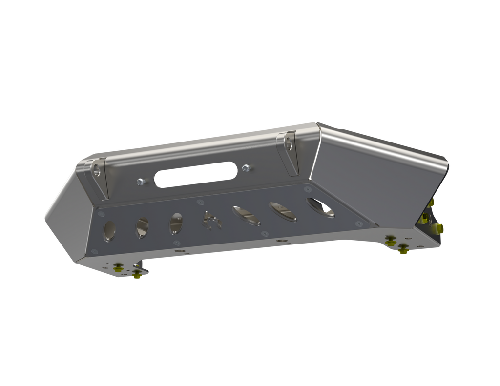 07-Up Jeep Wranger/Gladiator High Clearance Front Bumper Powdercoat Black Steel - Artec Industries JJ9021 GNKQ_JJ9021