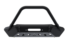 Load image into Gallery viewer, 07-Up Jeep Wranger/Gladiator High Clearance Front Bumper With Hoop Powdercoat Black Steel
