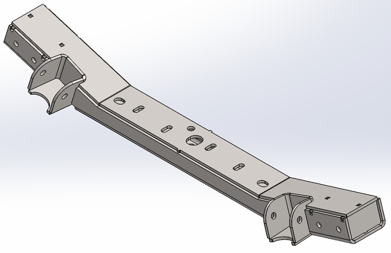 JK HD Crossmember W/Link Mounts 07-11 Wrangler JK Artec Industries - Artec Industries JK2002 GNKQ_JK2002