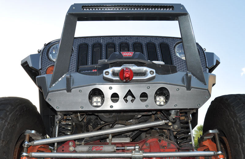 Jeep JK Front Bumper Rock Guard 07-18 Wrangler JK Aluminum Artec Industries - Artec Industries JK2308 GNKQ_JK2308