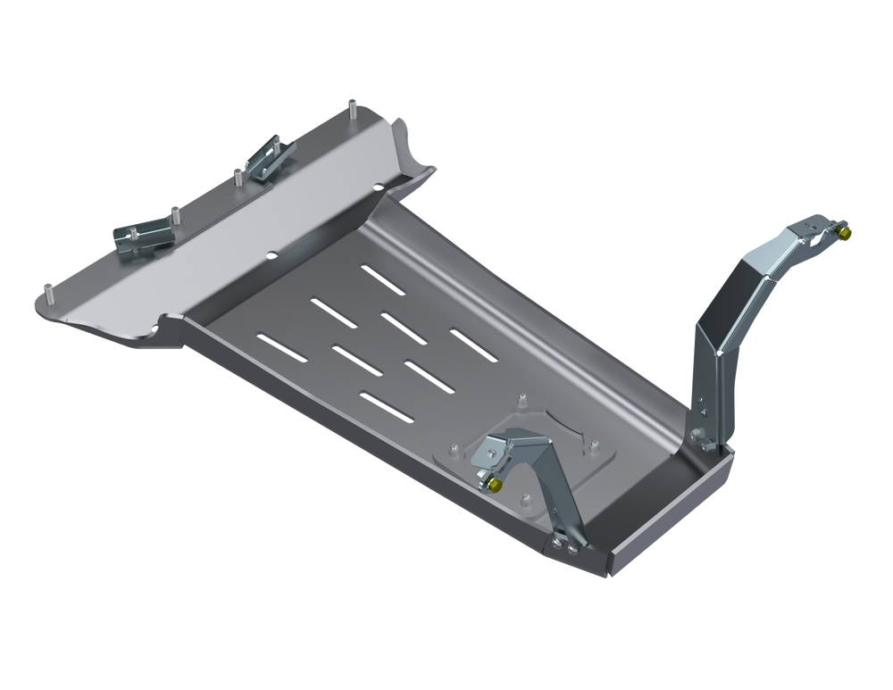 JLU Oil Skid Only With Oil Door - 4 Door 392 Hemi Aluminum Artec Industries - Artec Industries JL4122 GNKQ_JL4122