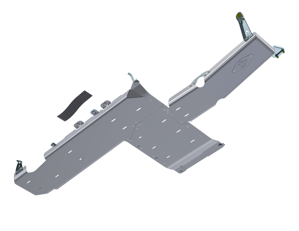 JLU Full Bellypan with Oil Door - 4 Door 3.6L Aluminum PRE-2018 Artec Industries